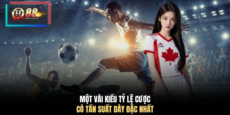 Một vài kiểu tỷ lệ cược có tần suất dày đặc nhất