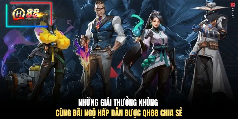 Những giải thưởng khủng cùng đãi ngộ hấp dẫn được QH88 chia sẻ